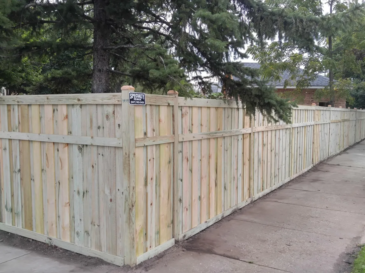 Wood privacy fence Antioch, Illinois, United States