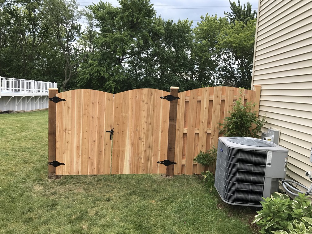 Wood fence gate Antioch, Illinois, United States