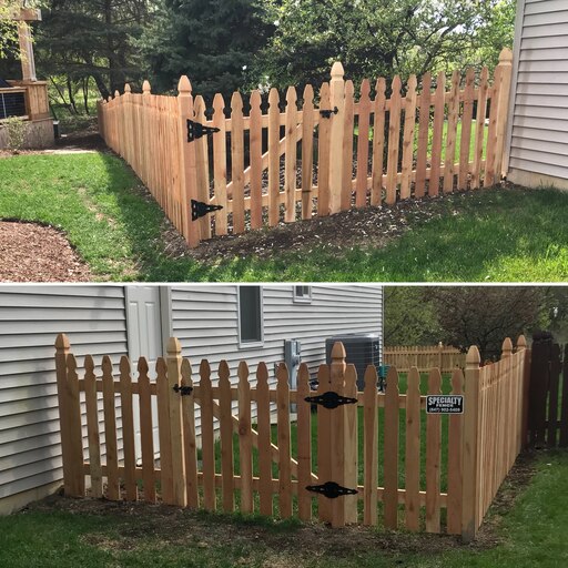 Wood fence installaion Antioch, Illinois, United States